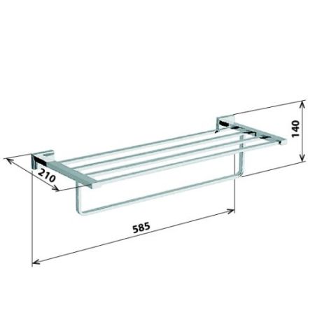 Полочка Plaza для полотенец, артикул 118104122