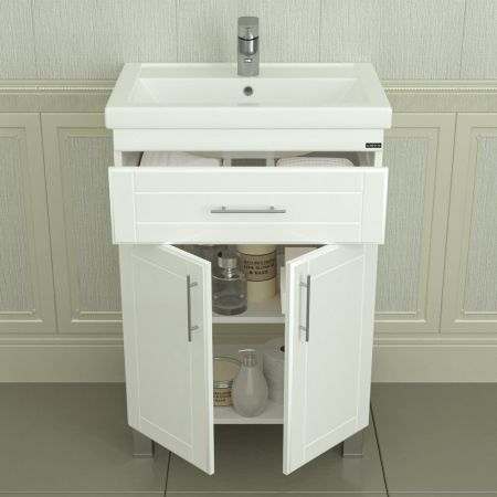 Тумба для  умыв. "Дублин-60 1 ящ" напол. (ум. Фостер 60), артикул 223003