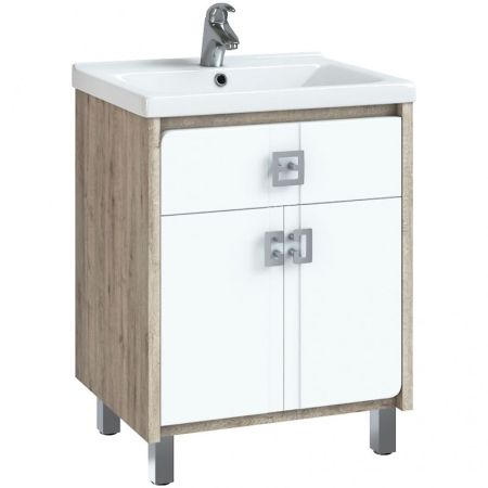 Тумба под раковину Vigo Bruno 2-60 Кантри, артикул Bruno-1-600(Миранда)-кантри