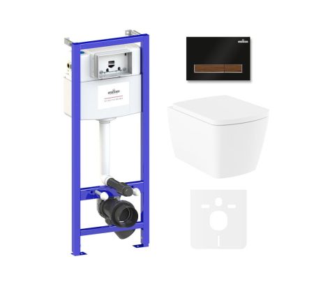 Комплект 6 в 1 Lavinia Boho Aveo Rimless 75110243, премиум с пластиковой клавишей, артикул 75110243