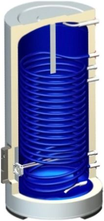 Водонагреватель накопительный Thermex ER 150 V (combi) Белый