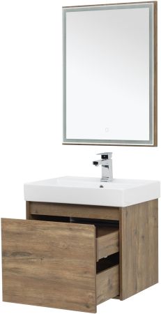 Мебель для ванной Aquanet Nova Lite 60 дуб рустикальный (1 ящик), артикул 00254215