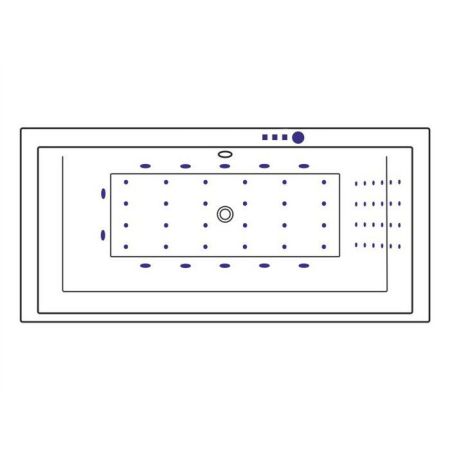 Ванна EXCELLENT Crown Grand 190x90 "NANO" (хром), артикул WAEX.CRG19.NANO.CR