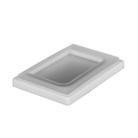 Colombo Look Мыльница настольная, цвет: белый матовый/матовое стекло, артикул B1640.BM-VAN