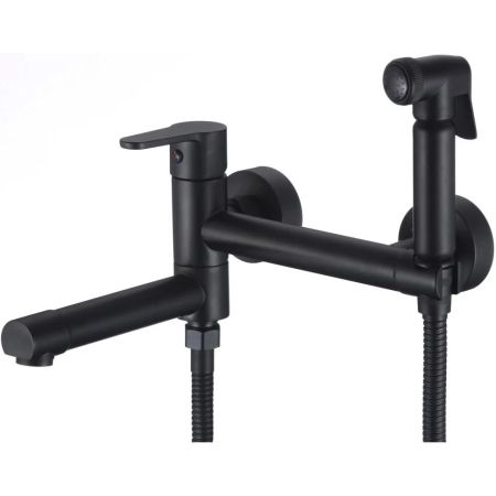 Гигиенический душ со смесителем и изливом Savol S-FXQ010H, черный, артикул S-FXQ010H