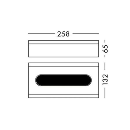 Colombo Hotel Collection Контейнер для салфеток ABS, цвет: хром, артикул B9961.CR