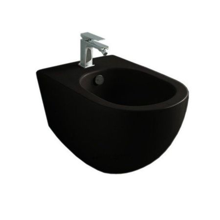 Artceram FILE 2.0 Биде подвесное 37х52 см, 1 отверстие, цвет: черный глянец   SANIGLAZE, артикул FLB003 03 00