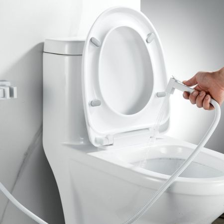 Гигиенический душ со смесителем Raffine F237C, белый