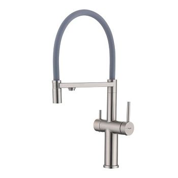 Смеситель для кухни с подключением фильтра Raglo R20.63.05, сатин