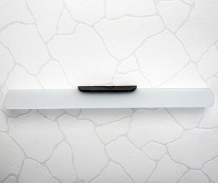 Стеклянная полка WasserKRAFT Glan K-5124 Черная глянцевая, артикул K-5124