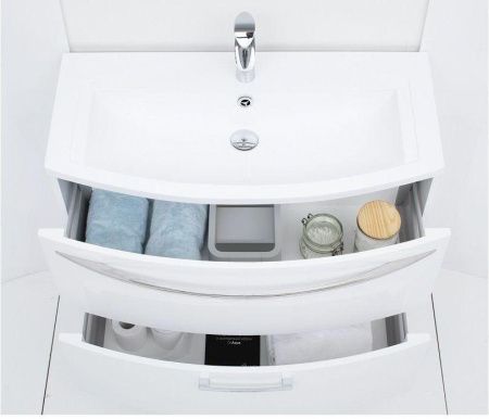Тумба под раковину De Aqua Лонг 90 белый Тумба под раковину De Aqua Лонг 90 белый