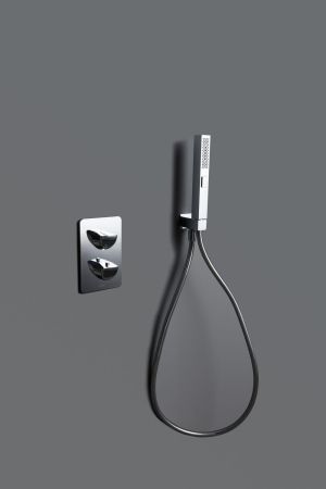 Душевой комплект Allen Brau Infinity 5.21016-00 (с внутренней частью, 2 выхода) хром, артикул 5.21016-00