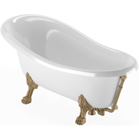 Ванна из искусственного камня Veragio Gialetta 170x80 26928 ножки Бронза, артикул 26928