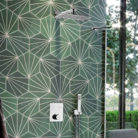 Термостатическая душевая система скрытого монтажа EXCELLENT Krotos AREX.SET.8045CR (хром)