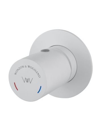 Смеситель для раковины встраиваемый WONZON & WOGHAND, Белый матовый (WW-105-MW), артикул WW-105-MW