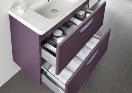 Тумба под раковину Roca The Gap 60 ZRU9302742 подвесная Фиолетовая, артикул ZRU9302742