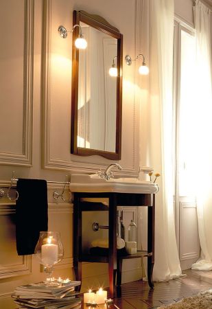 KERASAN Retro 69, раковина 69*52см с 1 отв., цвет: белый, артикул 104601*1