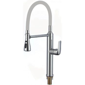 Смеситель для кухни с гибким изливом и режимом душ Savol S-002803-04, хром