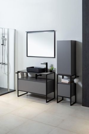 Тумба под раковину Allen Brau Priority 120 1.31004.PGM платина матовый, артикул 1.31004.PGM