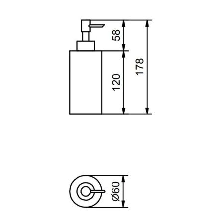 Fantini Young Дозатор для жидкого мыла, настольный, цвет Matt British Gold PVD