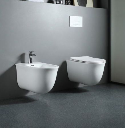 Биде подвесное AQUATEK КЛАССИК AQ1160-00, 525*365*340 мм, цвет белый, артикул AQ1160-00