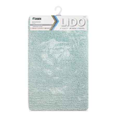 Коврик для ванной комнаты FIXSEN LIDO FX-3002T, бирюзовый, артикул FX-3002T