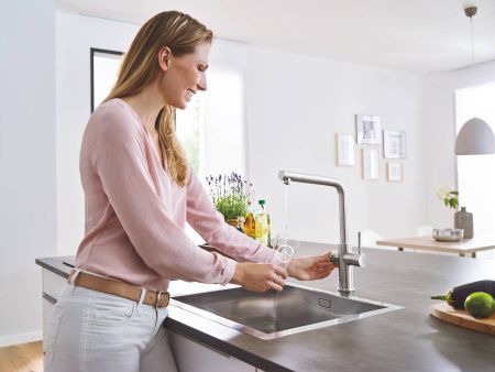 Стаканы для воды GROHE Blue, 6 штук, (40437000) Стаканы для воды GROHE Blue, 6 штук, (40437000)