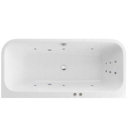 Ванна EXCELLENT Arana 180x85 "LINE" (хром), артикул WAEX.ARA18.LINE.CR