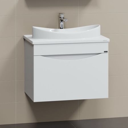 Тумба для умыв. "Сатурн 70" 1 ящ. подвес. (ум. Вега 70 литой мрамор), артикул 700301