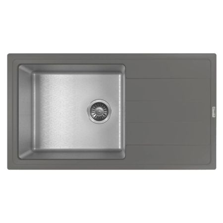 Кухонная мойка Florentina КОМБИ 21.400.D0860.307, серый шёлк, артикул 21.400.D0860.307