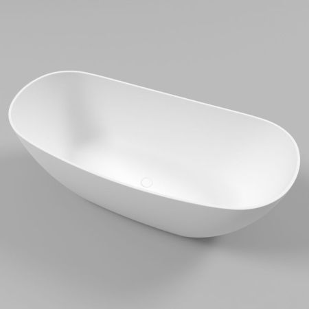 Ванна WHITECROSS Onyx C 160x75 (белый мат) иск. камень, артикул 0206.160075.200