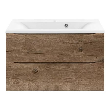 База под раковину Mia 800 подвесная, 2 выкатных ящик soft close, V.Oak, артикул VMC-2MA800VO