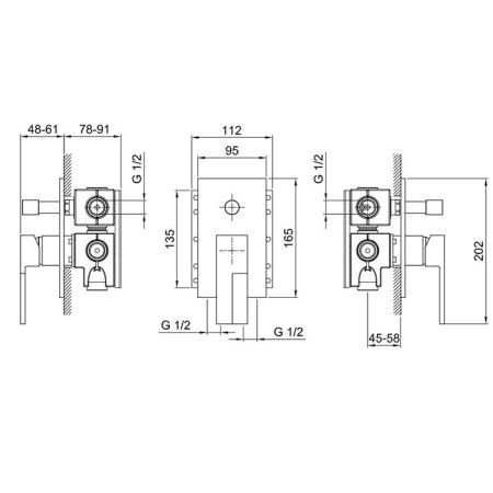 Внутренняя часть, Fantini, Mint, Levante, AR38, Mare, Nostromo, Café, AL23, Lissoni, назначение-для смесителя для ванны/душа, стандарт подвода воды-1/2", комплектация-пластиковые заглушки, звукоизолирующий полистирол, влагощитные прокладки