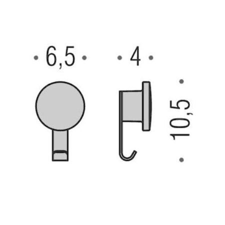 Colombo Nordic, Крючок, Цвет: хром, артикул BEB27.CR