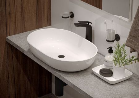 Смеситель для раковины Timo Olivia 3211/03F Черный, артикул 3211/03F