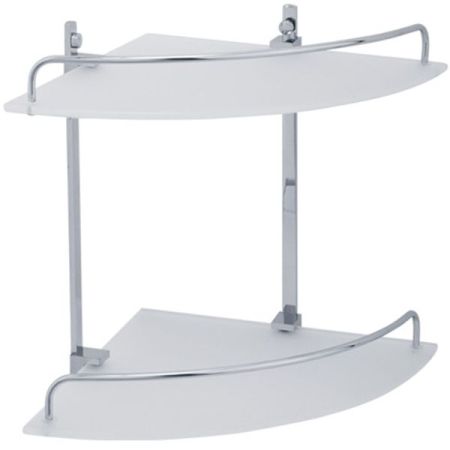 Стеклянная полка Veragio Gifortes VR.GFT-9032.CR угловая Хром