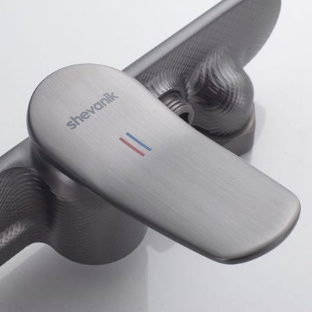 Смеситель для душа Shevanik S4716T, оружейная сталь