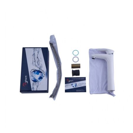 Смеситель для раковины Plstart PL3005-8, белый