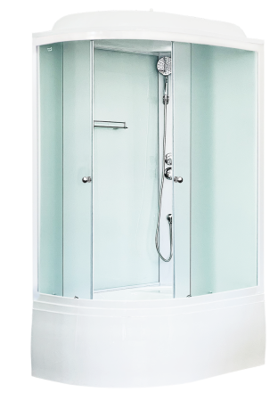 Душевая кабина Royal Bath RB 8120BK5-WC (белое/матовое) правая, артикул RB8120BK5-WC-R