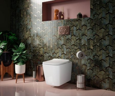 Подвесной унитаз Cubic Rimless CN1806, артикул CN1806