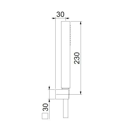 Душевой гарнитур Webert Shower Set AC1023560, черный, артикул AC1023560