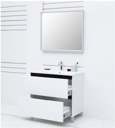 Зеркало De Aqua Алюминиум 90 AL604090S серебро, артикул AL604090S