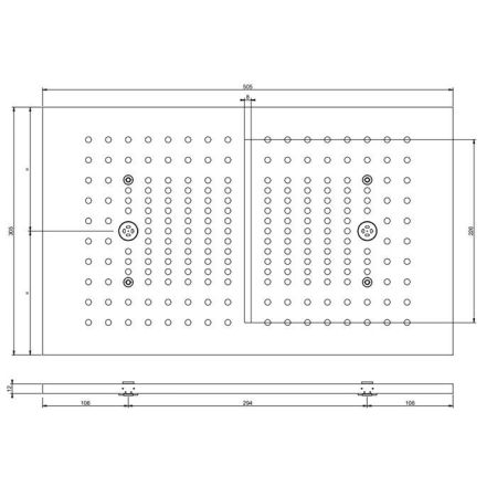 Gessi Afilo Накладная панель 300x500 для системы 57409/57411, цвет Black XL, артикул 57010#299