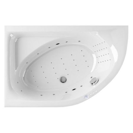 Ванна EXCELLENT Aquarella 150x100 (левая) "NANO" (хром), артикул WAEX.ARL15.NANO.CR