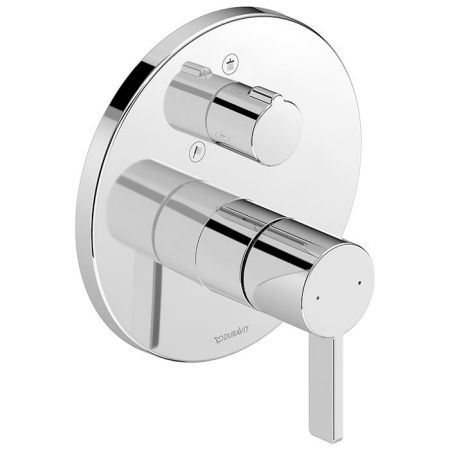 Duravit D-Neo Смеситель для душа, на 2 источника, встраиваемый (внешние части) цвет: хром, артикул DE4210012010