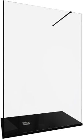 Душевая перегородка Allen Brau Infinity 1 140 3.21027.BBA черный браш, артикул 3.21027.BBA