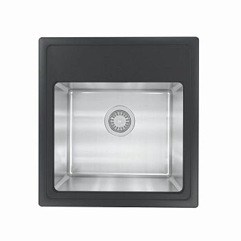 Кухонная мойка Florentina КОМБИ 21.455.B0480.302, антрацит