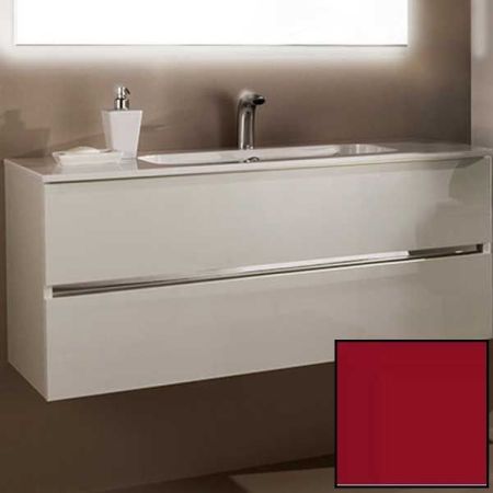 Тумба с раковиной SanVit Кубэ-2 90 kkube2090 в цвете Ral подвесная Красный глянец, артикул kkube2090