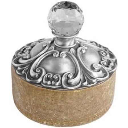 Косметическая емкость Migliore Cristalia Swarovski ML.CRS-60.227 CR (хром), артикул ML.CRS-60.227.CR