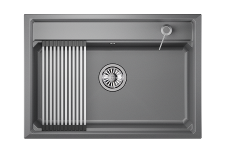 Кухонная мойка Granula 7301, АЛЮМИНИУМ, артикул 7301, АЛЮМИНИУМ
